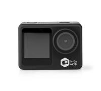 NEDIS Action CAM | 4K @ 30fps | 16 MPixel | Resistente al Agua hasta: 30 m | 90 min | Wi-Fi | Aplicación Disponible para: Android™ / iOS | Incluye Soporte | Negro