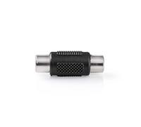 Nedis Adaptador Audio Mono RCA Hembra a Hembra Conexión Estable,