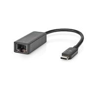 NEDIS Adaptador de Red USB 3.2 Gen 1 | 2.5 Gbps | Conector USB-C™ | RJ45 Hembra | 0,20 m | Redondo | Chapado en níquel | Cobre estañado | Negro | Caja