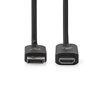 NEDIS | Adaptador DisplayPort | DisplayPort Macho | Conector HDMI™ | 8K @ 30Hz | Chapado en níquel | Recto | 1,80 m | Redondo | TPE | Negro | sobre