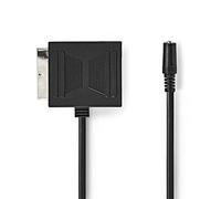 Nedis Adaptador SCART SCART Macho - SCART Hembra + 3.5 mm