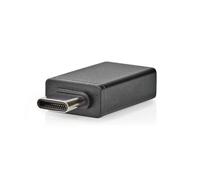 NEDIS Adaptador USB | USB 3.2 Gen 1 | Conector USB-C™ | USB-A Hembra | 5 Gbps | OTG | Niquelado | Negro