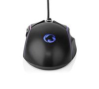 NEDIS Alfombrilla Gaming | Goma/Microfibra | Negro