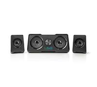 NEDIS Altavoces de Gaming | Canales del Altavoz: 2.2 | Alimentado por USB | 3.5 mm Macho | 48 W | LED | Control de Volumen
