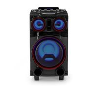 NEDIS Altavoz de Fiesta Bluetooth® | Máximo Tiempo de batería: 6.5 Horas | 120 W | Asa de Transporte | Luces de Fiesta | Ecualizador | Negro