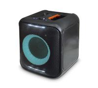 Altavoz de Fiesta Bluetooth® | Máximo Tiempo de batería: 5 Horas | 150 W | Asa de Transporte | Luces de Fiesta | Enlazable | Ecualizador | Naranja/Negro