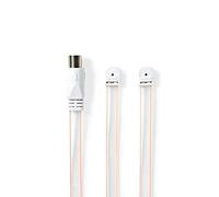 Nedis Antena FM para interior y exterior 87.5-108 MHz Al