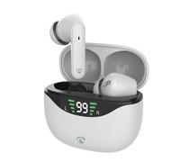 Nedis Auricular inalámbrico Bluetooth intrauditivo ANC modelo HPBT2450WT, Blanco