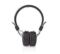 Nedis Auriculares Supraaurales Bluetooth Plegables con Micrófono, Negro