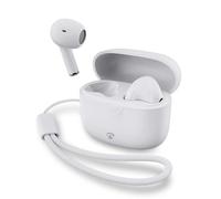 Nedis Auriculares totalmente inalámbricos - Bluetooth - Tiempo máximo de reproducción de la batería: 16 horas - Control táctil - Carcasa de carga - Carcasa de carga inalámbrica - Micrófono integrado -