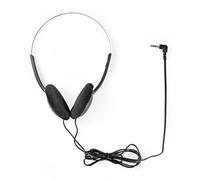 Nedis Auriculares ultraligeros con cable de 3,5 mm y graves potentes,