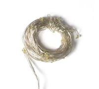 nedis AX8702131 S.I.A. Luces Navideñas en Cascada de Alambre Plateado con Batería 1.9M, 160 Luces LED