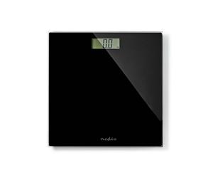 NEDIS BALANÇA WC DIGITAL VIDRO MAX.150KG PRETO