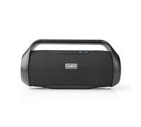 NEDIS Bluetooth® Party Boombox | 6 hrs | 2.0 | 90 W | Media Playback: AUX/USB | IPX5 | Linkable | Carrying Handle | Black