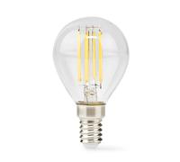 Nedis, Bombilla LED E14 de filamento estilo retro G45 de bajo consumo de 4,5 W