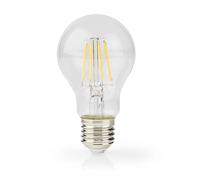 Nedis Bombilla LED E27 de bajo consumo A60 12W estilo retro, Transparente
