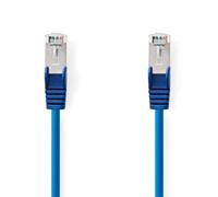NEDIS Cable Cat 5e | SF/UTP | RJ45 (8P8C) macho | RJ45 (8P8C) macho | 2.00 m | redondo | PVC | Azul | Bolsa de plástico
