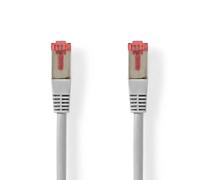 NEDIS Cable Cat 6 | RJ45 | RJ45 | S/FTP | 30,0 m | redondo | PVC | gris | colgador