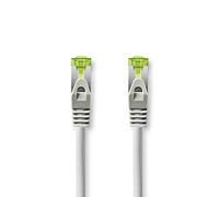 Nedis Cable CAT7 Cable CAT7 | S/FTP | RJ45 macho | RJ45 | 0.5 m | Redondo | LSZH | Gris | Caja de ventana 5.0 m 5.0 m