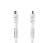 Nedis cable coaxial de 90 db iec (coaxial) macho en angulo