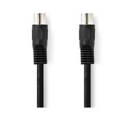 Nedis Cable de audio DIN 5 pines macho a macho 2m niquelado,