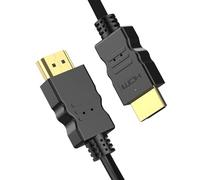 NEDIS Cable HDMI de alta velocidad - Conector HDMI - Conector HDMI - 8K@60Hz - 48 Gbps - 1.00 m - Redondo - 6.0 mm - Negro - Etiqueta