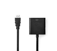 Nedis Cable HDMI-VGA Conector HDM I - VGA Hembra 0.2 m
