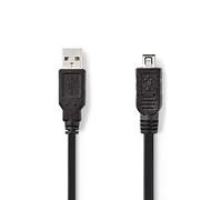 Nedis Cable USB 2.0 A Macho - Hir ose Mini de 4 Pines Macho