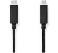 Nedis Cable USB 3.1 (Gen1) Tipo C Macho Tipo C Macho 1.0 m Negro