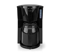 NEDIS Cafetera Cafetera | Máxima Capacidad: 1.0 l | 8 | característica de Mantener cálido | Función de Reloj | Negro Negro 1.0 m