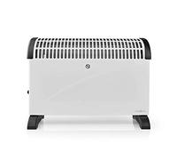 NEDIS Calentador de convección | 2000 W | 3 ajustes de calor | termostato ajustable | asas integradas | blanco 1,50 m blanco