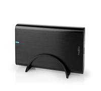 Nedis HDDE35410BK caja para disco duro externo Caja de disco duro (HDD) Negro 3.5