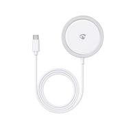 Nedis Cargador Inalámbrico Magnético 15W con Soporte Universal,