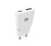 NEDIS CARREGADOR DE PAREDE RAPIDO 20W USB-A USB-C