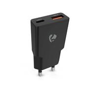 NEDIS CARREGADOR DE PAREDE RAPIDO 20W USB-A USB-C