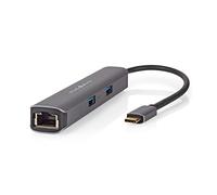 Nedis CCBW64230AT02 Station d'accueil USB 3.2 Gen 1 (3.1 Gen 1) Type-C Anthracite