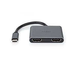 Nedis CCGB64670BK01 adaptateur graphique USB Noir
