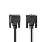Nedis Ccgp32000Bk100 Cable Dvi Dvi-D Macho de 10 m, Negro
