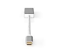 NEDIS CCTB64550AL02 Adaptador de Cable USB Type-C Mini DisplayPort Plata