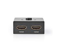 Nedis Conmutador HDMI™ - 3 Puertos - 1 Entrada HDMI™ / 2 entradas HDMI™ - 1 Salida HDMI™ / 2 Salidas HDMI™ - 6 Gbps - Metal - Antracita