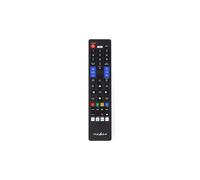 NEDIS Control remoto universal preprogramado para televisores - Botones de Netflix / Amazon Prime / Youtube / Disney+
