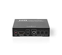 NEDIS Conversor HDMI en T - euroconector Hembra - Salida HDMIT, 1 x 3,5 mm Salida de Audio / 1 x Audio Digital - 1 vía - 1080p - 1,65 Gbps - Aluminio - Antracita