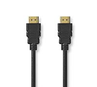 Nedis CVGB35000BK50 Cable HDMI™ para Móvil, Ordenador a TV | Conector HDMI™ | Conector HDMI™ | 8K @ 60Hz | eARC | Dorado | 5.00m | PVC | Negro | Caja