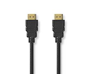 Nedis CVGB35000BK50 Cable HDMI™ para Móvil, Ordenador a TV | Conector HDMI™ | Conector HDMI™ | 8K @ 60Hz | eARC | Dorado | 5.00m | PVC | Negro | Caja