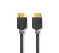 Nedis de alta velocidad HDMI ™ cable con Ethernet | HDMI™ enchufe | 4K@30Hz | ARC | 10,2 Gbps | 20,0 m | redondo | PVC | antracita | embalaje con ventana de visualización
