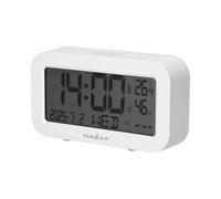 Nedis, Despertador Digital con Pantalla LCD Fecha Temperatura Función Snooze