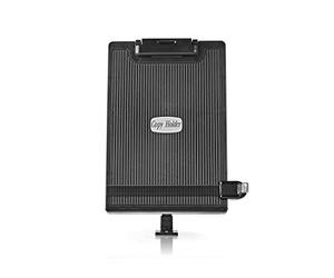 NEDIS ERGOCH300BK - Portadocumentos ergonómico | Totalmente movible | Soporte de Mesa | Negro Gris/Negro, ERGOCH300BK