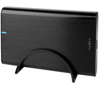 N HDDE35410BK - Carcasa de disco duro, USB-a / USB-C, aluminio, 3.5 ''