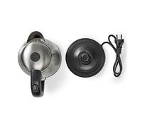 Nedis hervidor de acero inoxidable de 1,7 litros