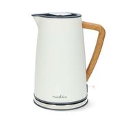 Nedis Hervidor eléctrico Soft Touch de 1,7L y 2200W con Strix Controller,